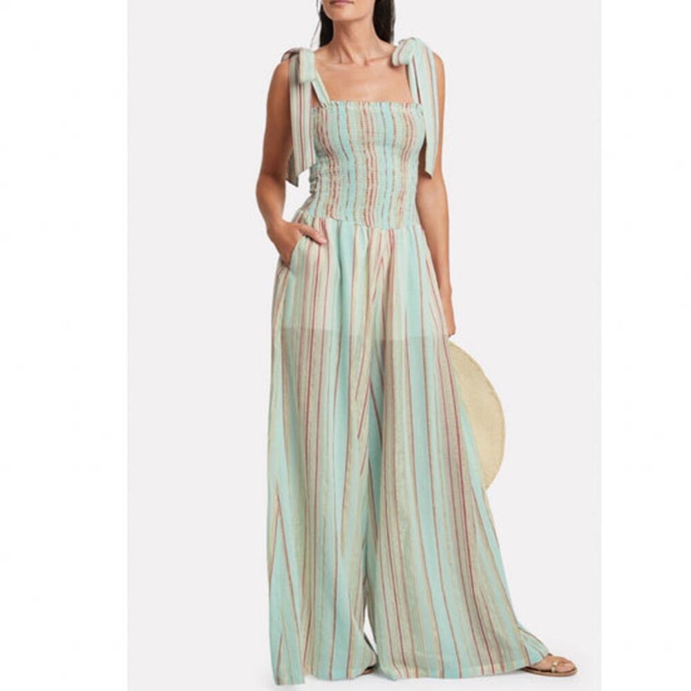 My Beachy Side Jumpsuit Women's Size 3 US L Layla Striped Sleeveless Multicolor
